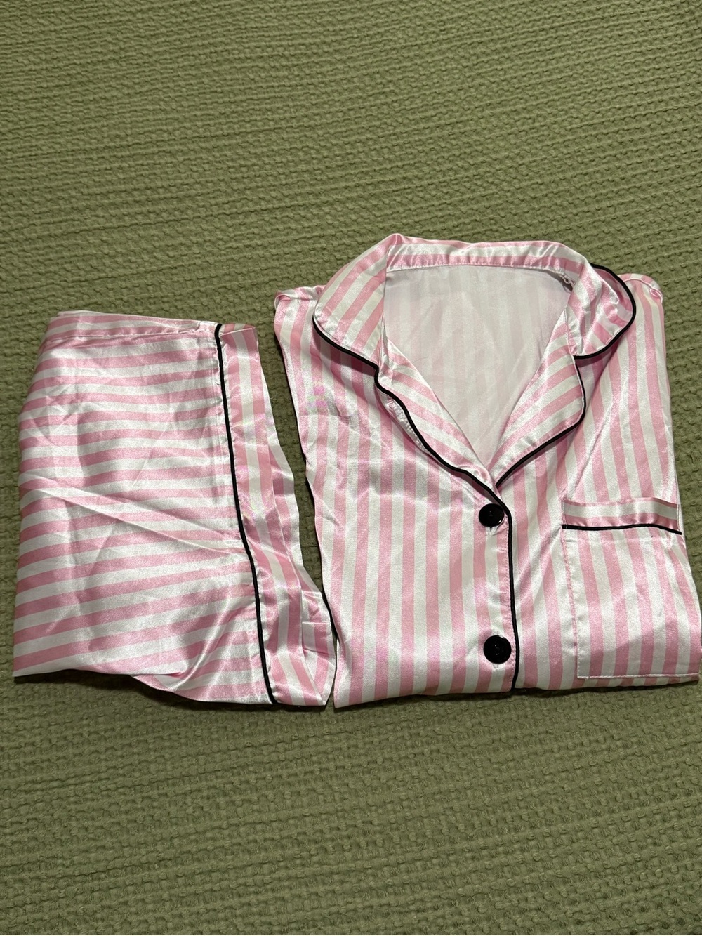 Pink Stripe Pajama Set
